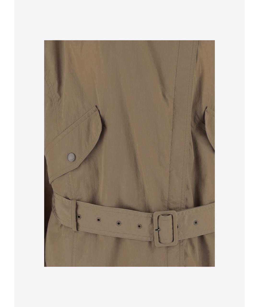 SAINT LAURENT Бежевая полиамидовая куртка, фото 3