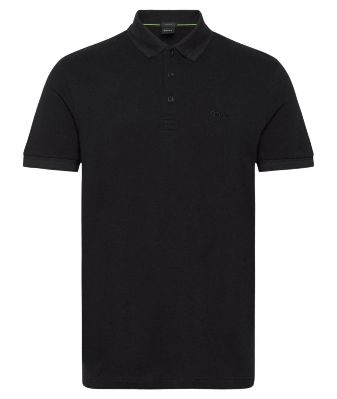 HUGO BOSS Черная хлопковая футболка, фото 1