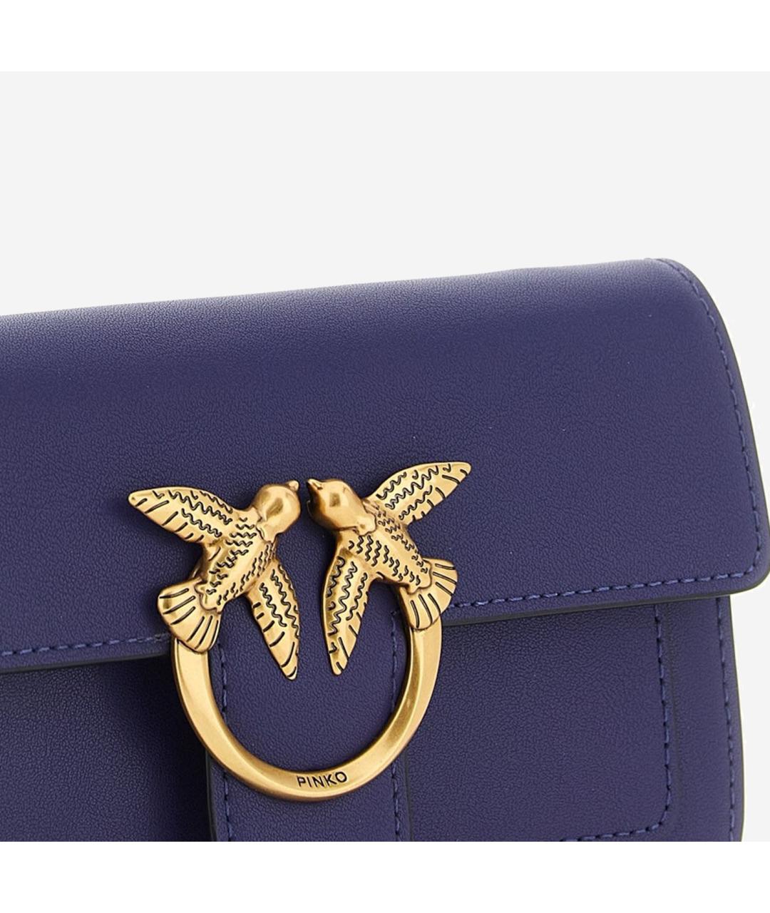 PINKO Фиолетовый кожаный кошелек, фото 3