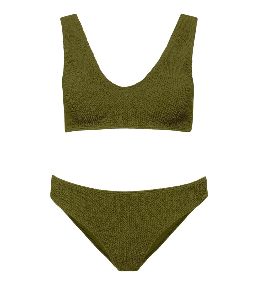 SORBET ISLAND Хаки полиэстеровый купальник, фото 1