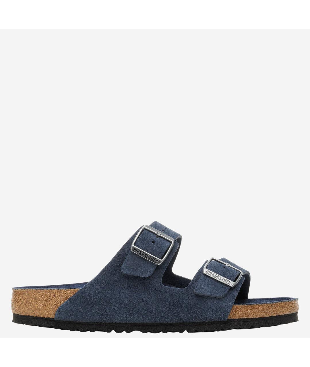BIRKENSTOCK Синие замшевые сандалии, фото 6