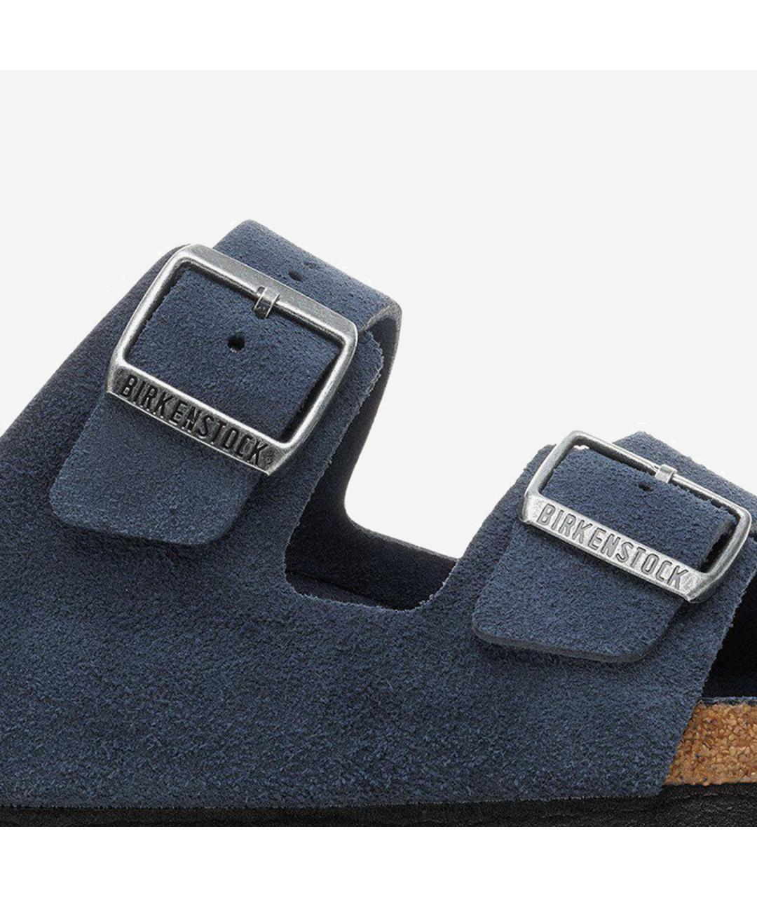 BIRKENSTOCK Синие замшевые сандалии, фото 5