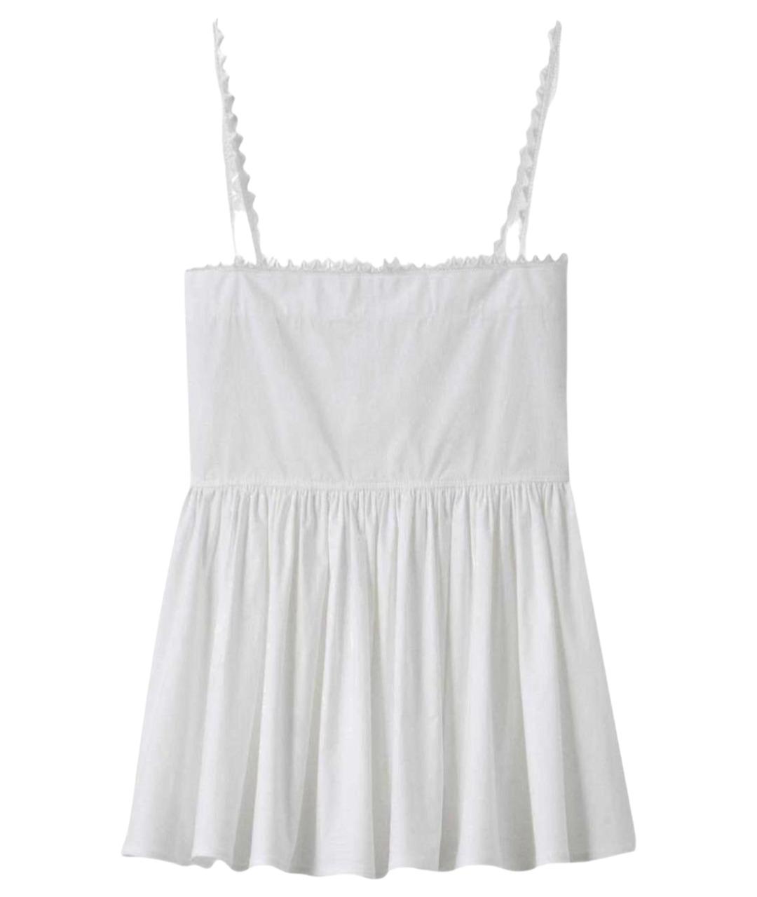 JACQUEMUS Белая хлопковая майка, фото 1