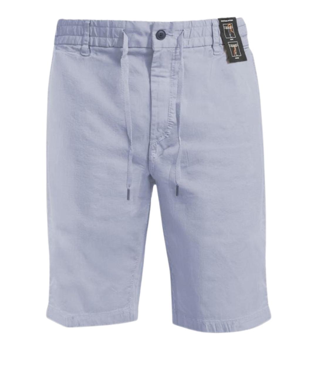 HUGO BOSS Голубые хлопковые шорты, фото 1