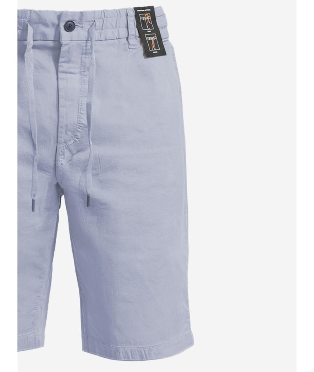 HUGO BOSS Голубые хлопковые шорты, фото 3