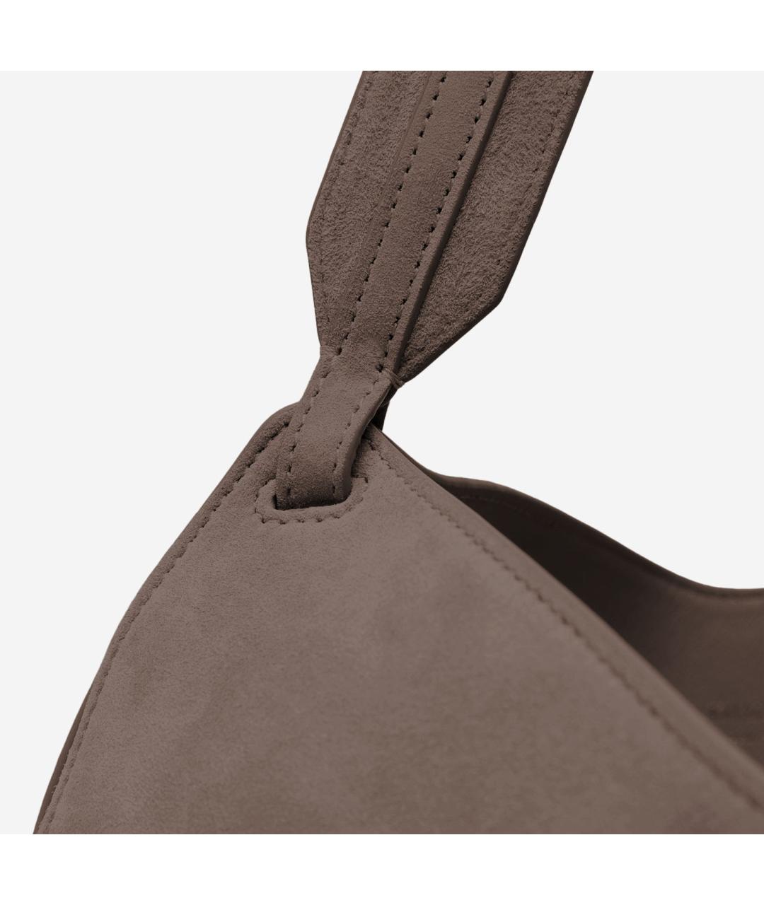 KHAITE Коричневая кожаная сумка тоут, фото 4