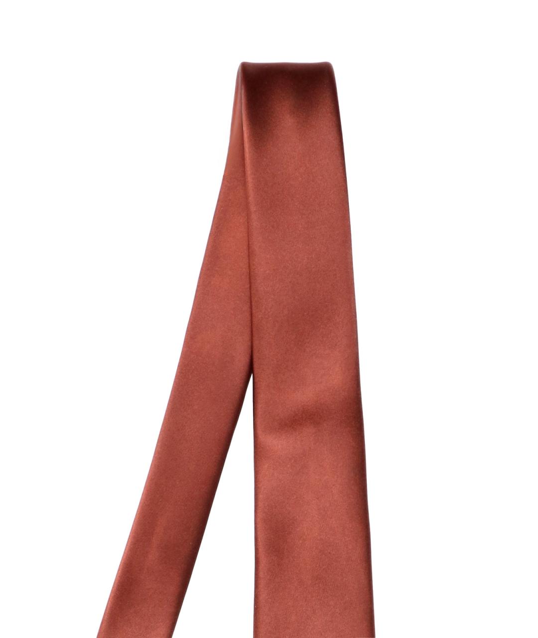 SAINT LAURENT Красный шелковый галстук, фото 2