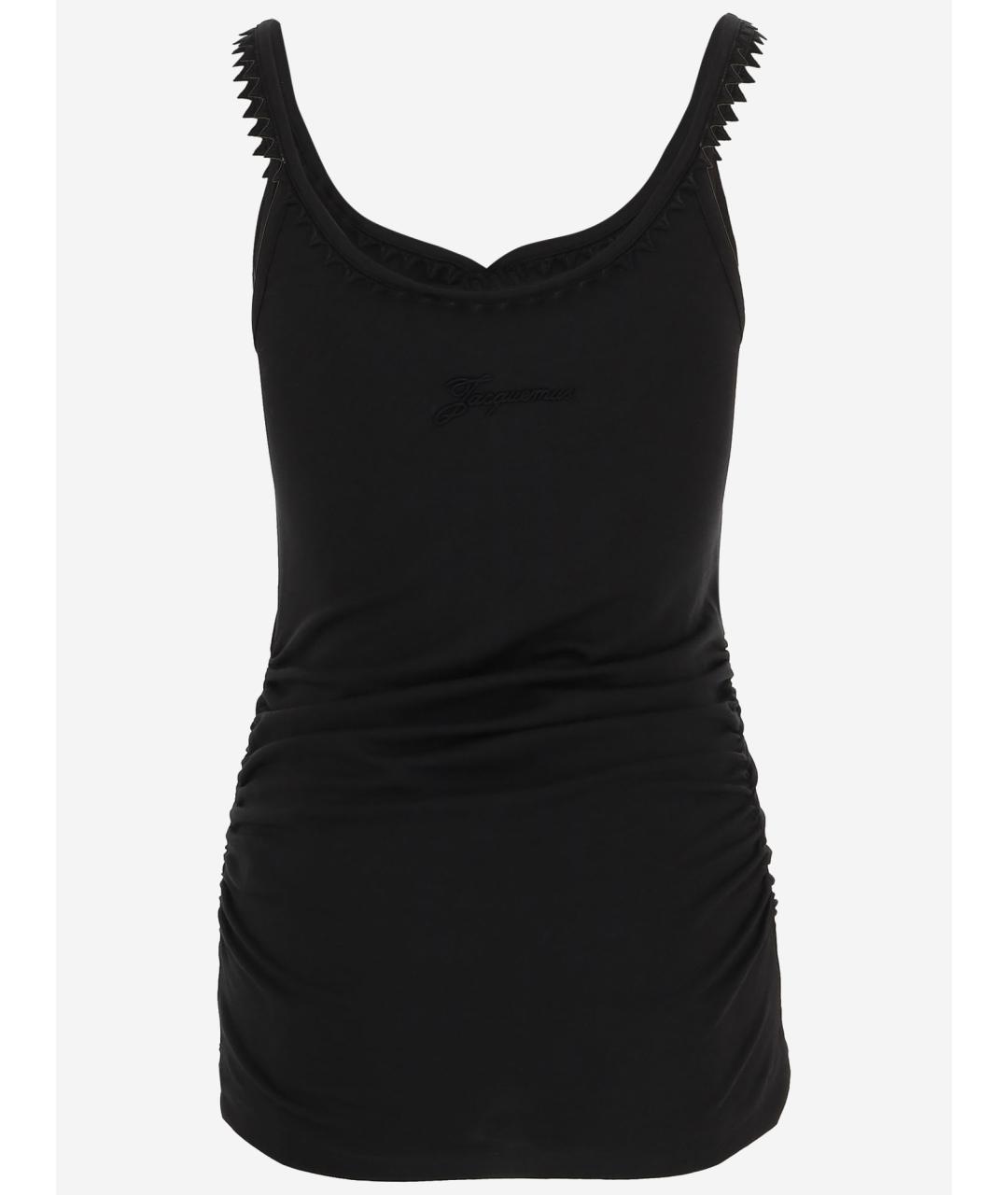 JACQUEMUS Черная майка, фото 2