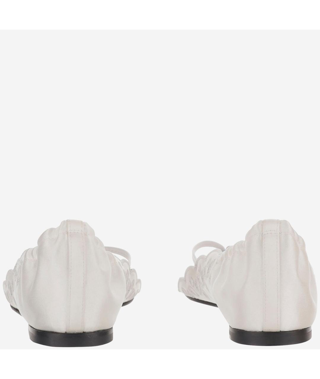 JACQUEMUS Белые кожаные босоножки, фото 4