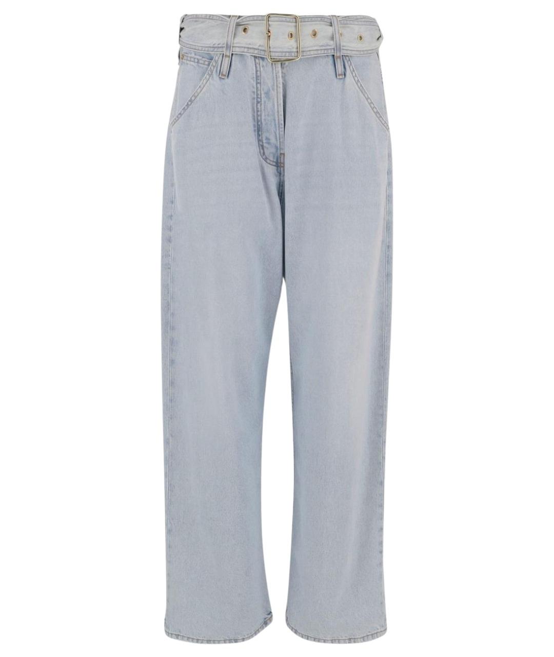 DARKPARK Синие хлопковые прямые джинсы, фото 1