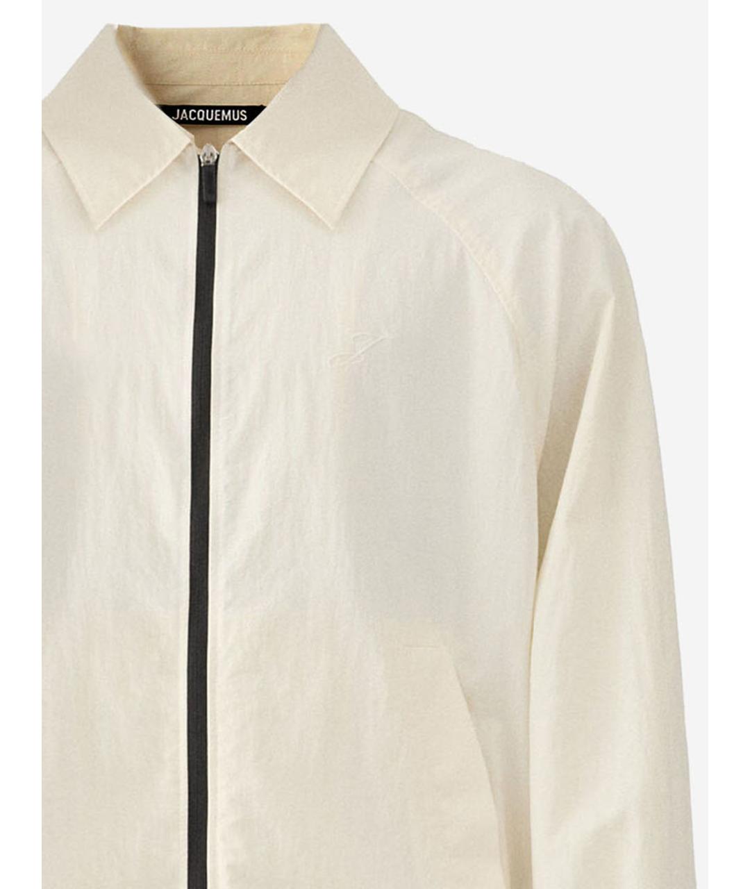JACQUEMUS Белая полиамидовая куртка, фото 3