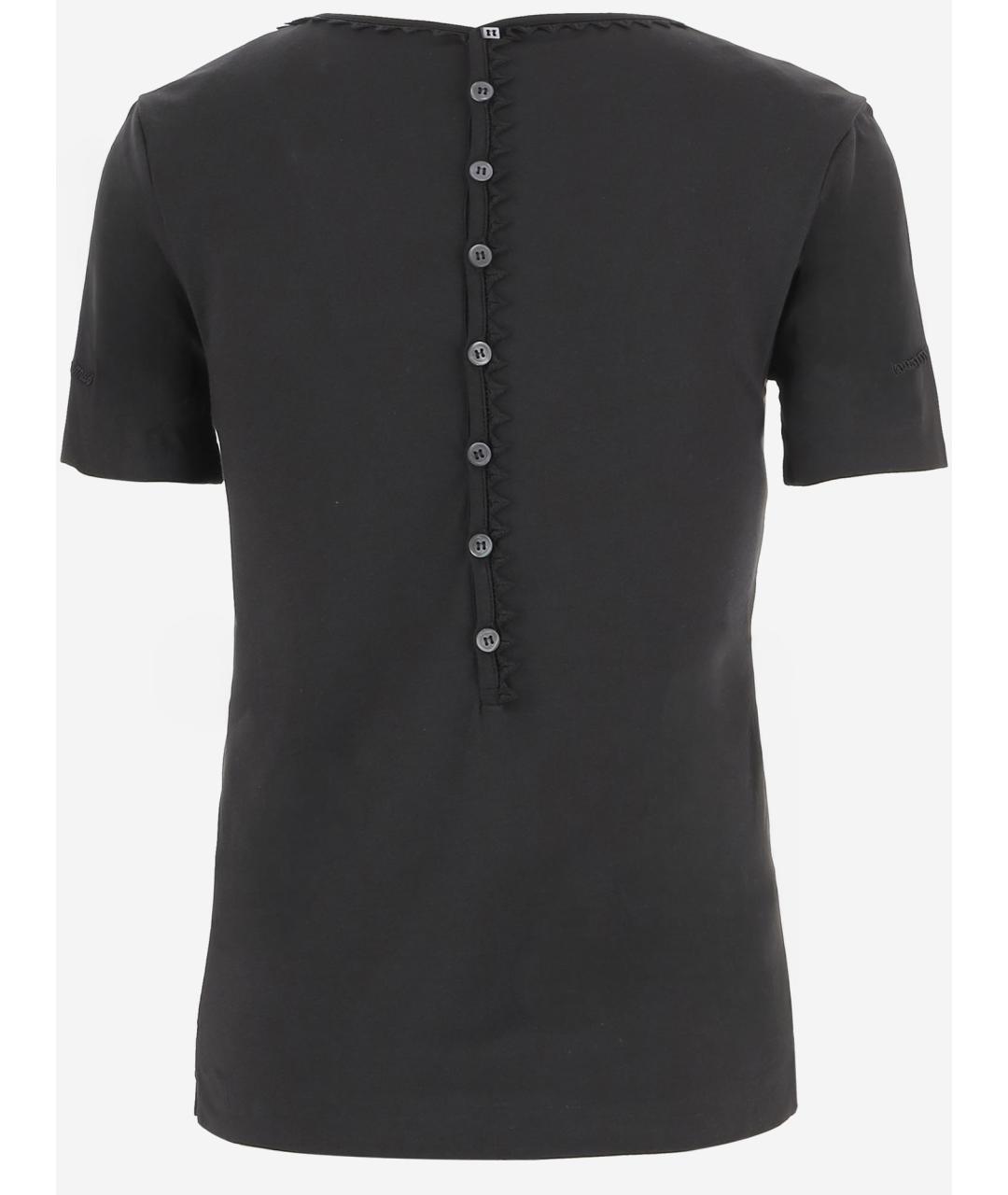 JACQUEMUS Черная хлопковая футболка, фото 2