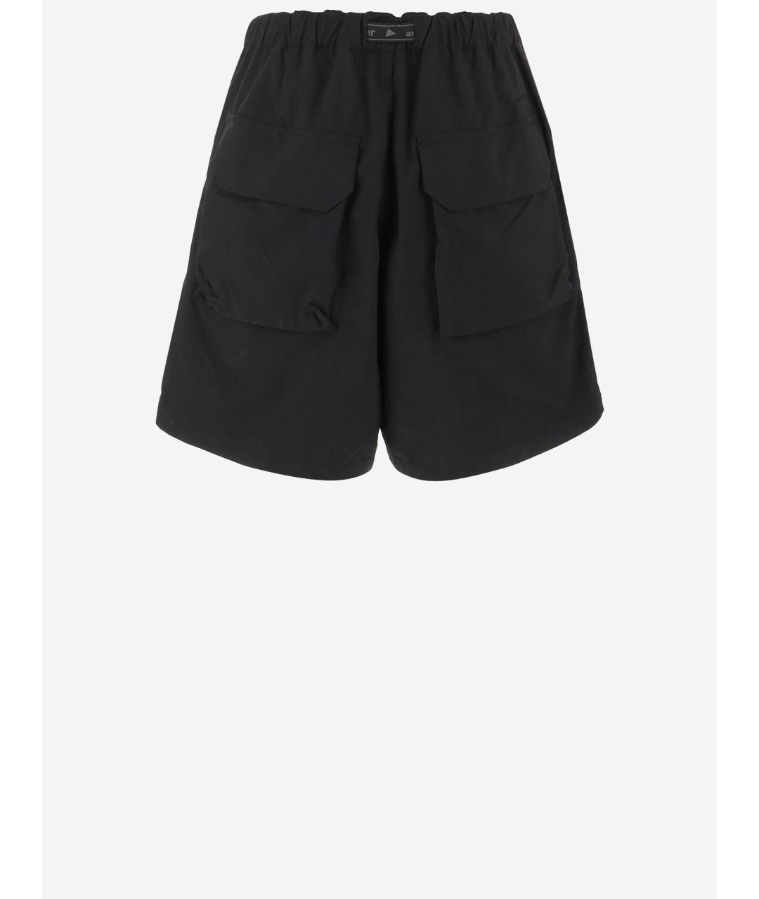 AND WANDER Черные полиамидовые шорты, фото 2