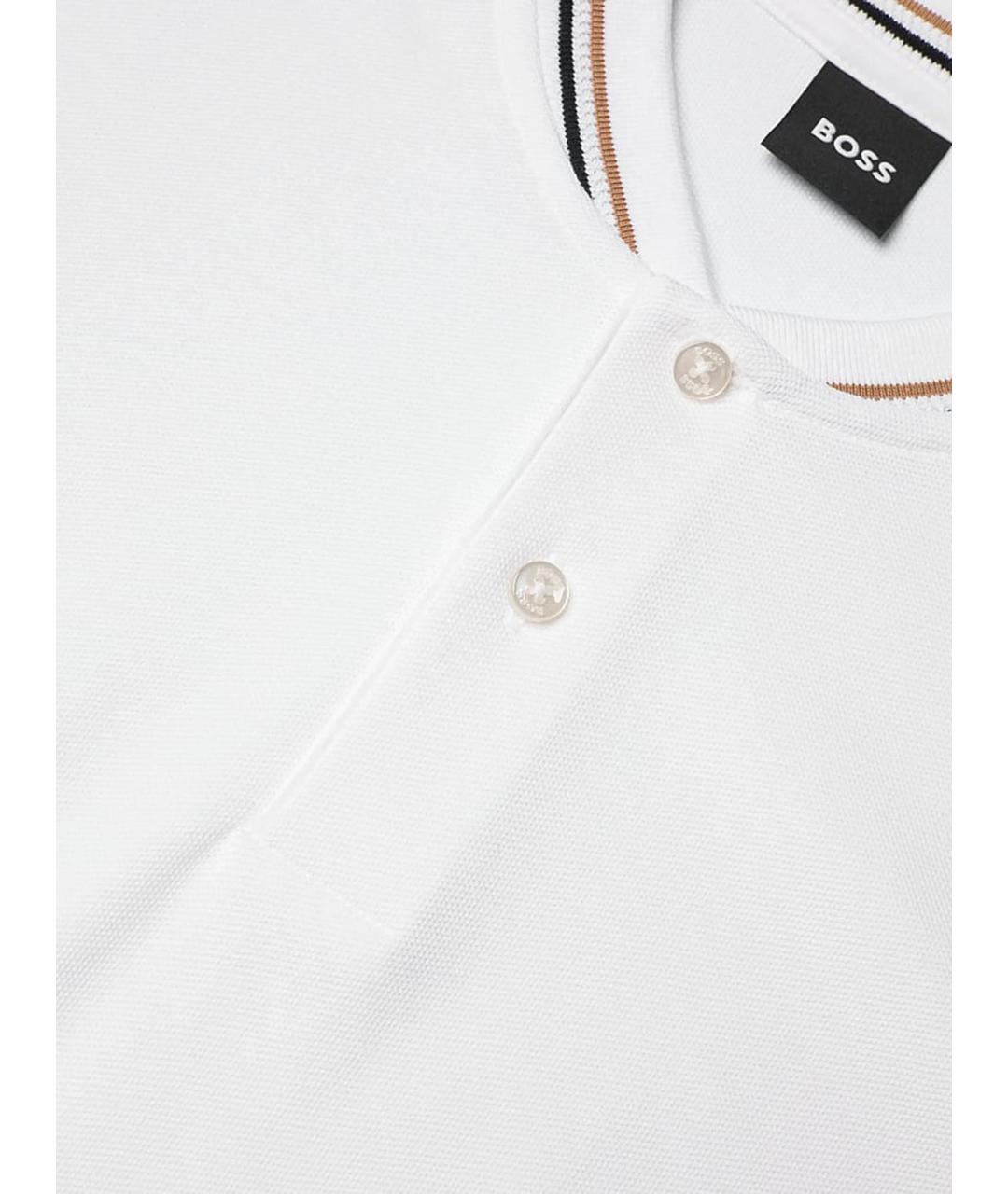 HUGO BOSS Белая хлопковая футболка, фото 3