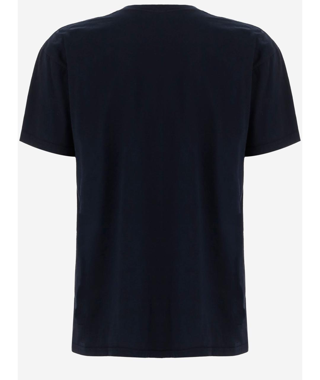 WILLY CHAVARRIA Черная хлопковая футболка, фото 2