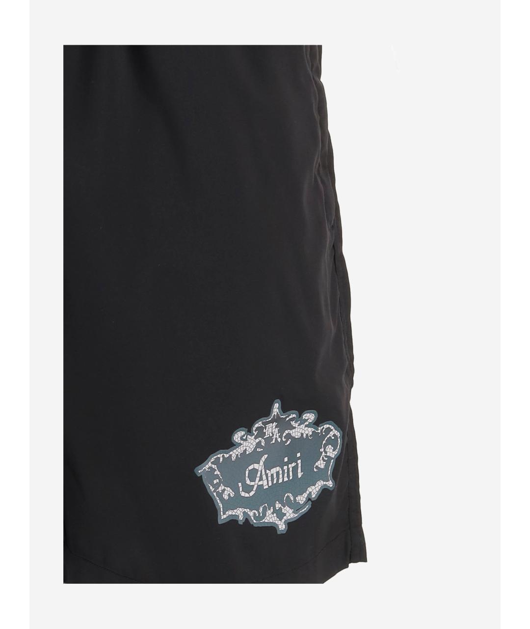 AMIRI Черные полиэстеровые плавки, фото 3