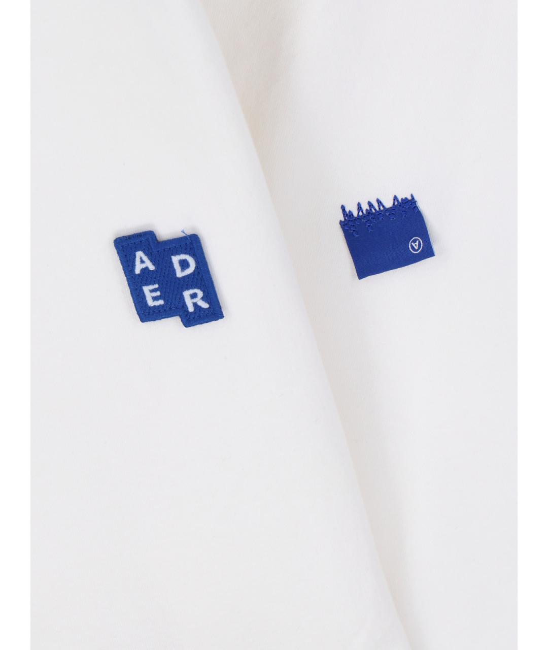 ADER ERROR Белая хлопковая футболка, фото 3
