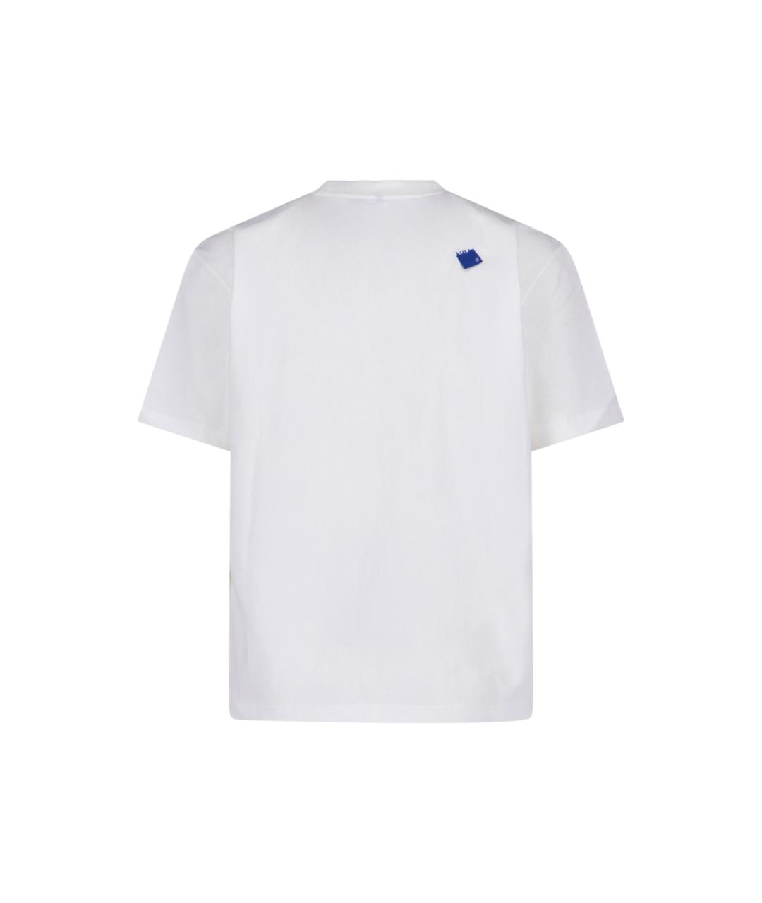 ADER ERROR Белая хлопковая футболка, фото 2