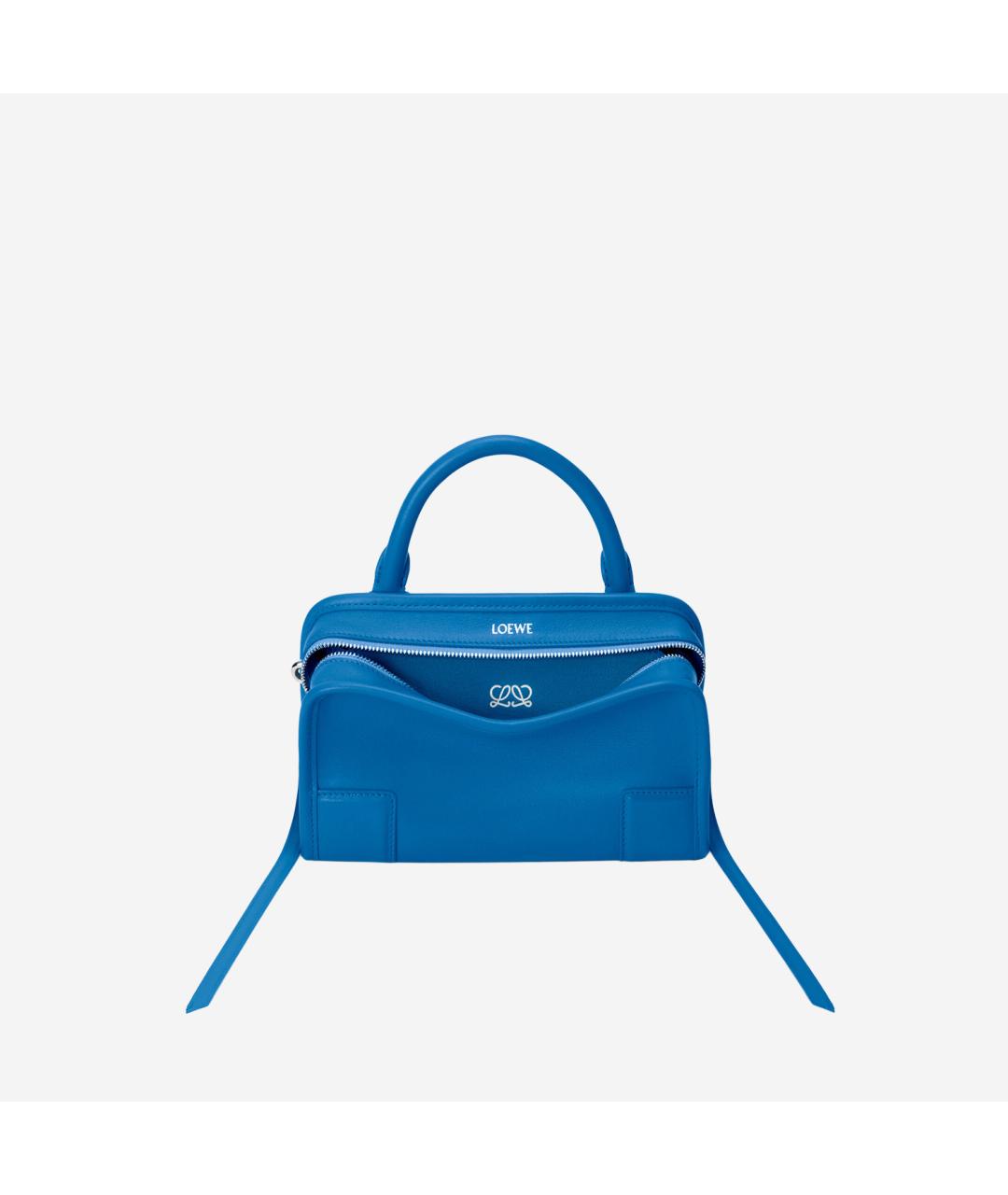 LOEWE Синяя кожаная сумка тоут, фото 6