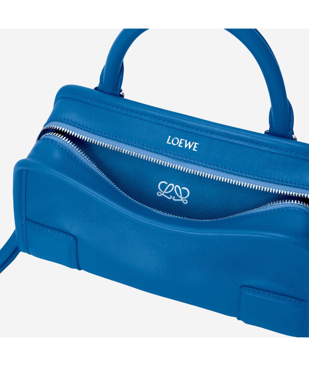 LOEWE Синяя кожаная сумка тоут, фото 5