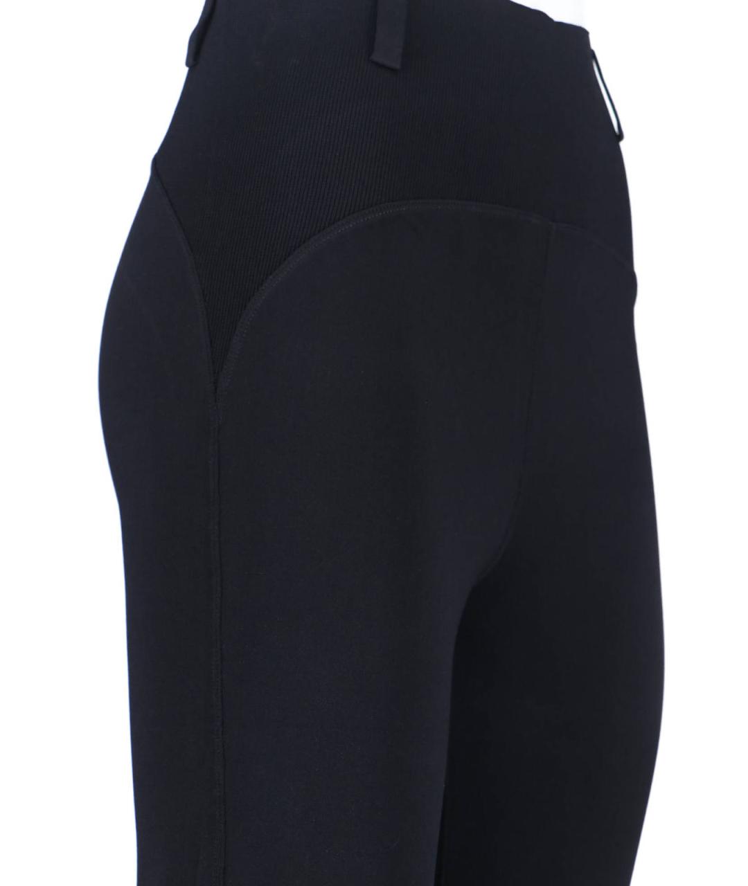 ALAIA Черные вискозные брюки узкие, фото 4