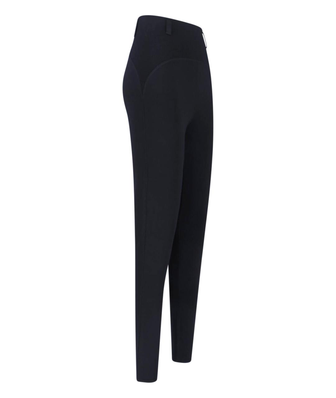 ALAIA Черные вискозные брюки узкие, фото 3