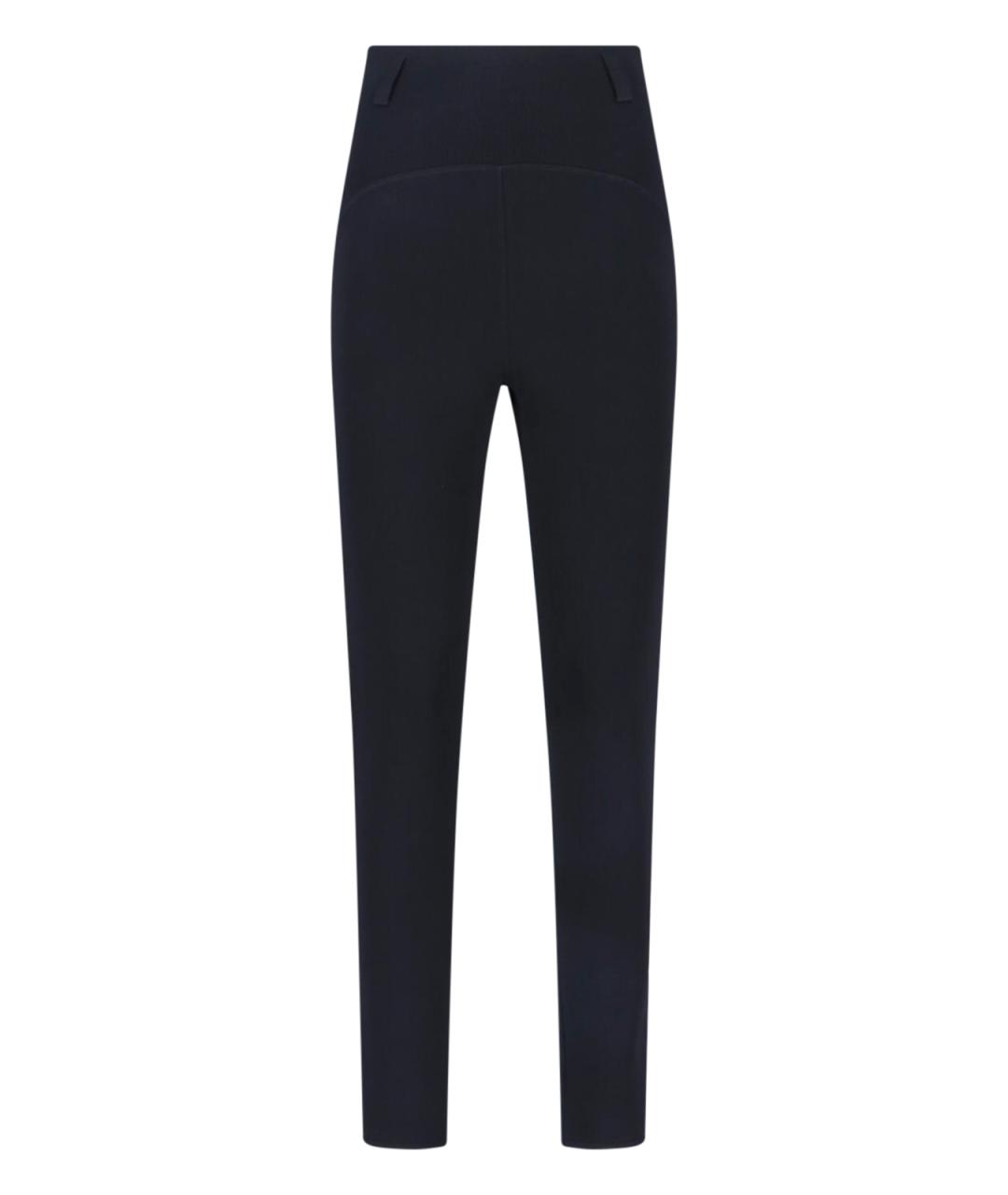 ALAIA Черные вискозные брюки узкие, фото 1