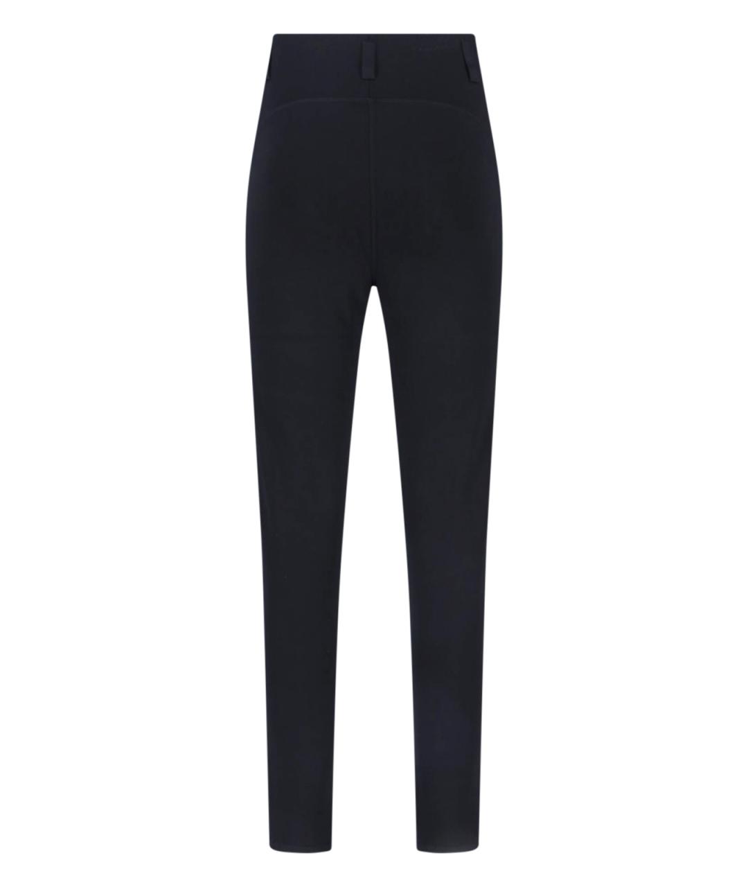 ALAIA Черные вискозные брюки узкие, фото 2