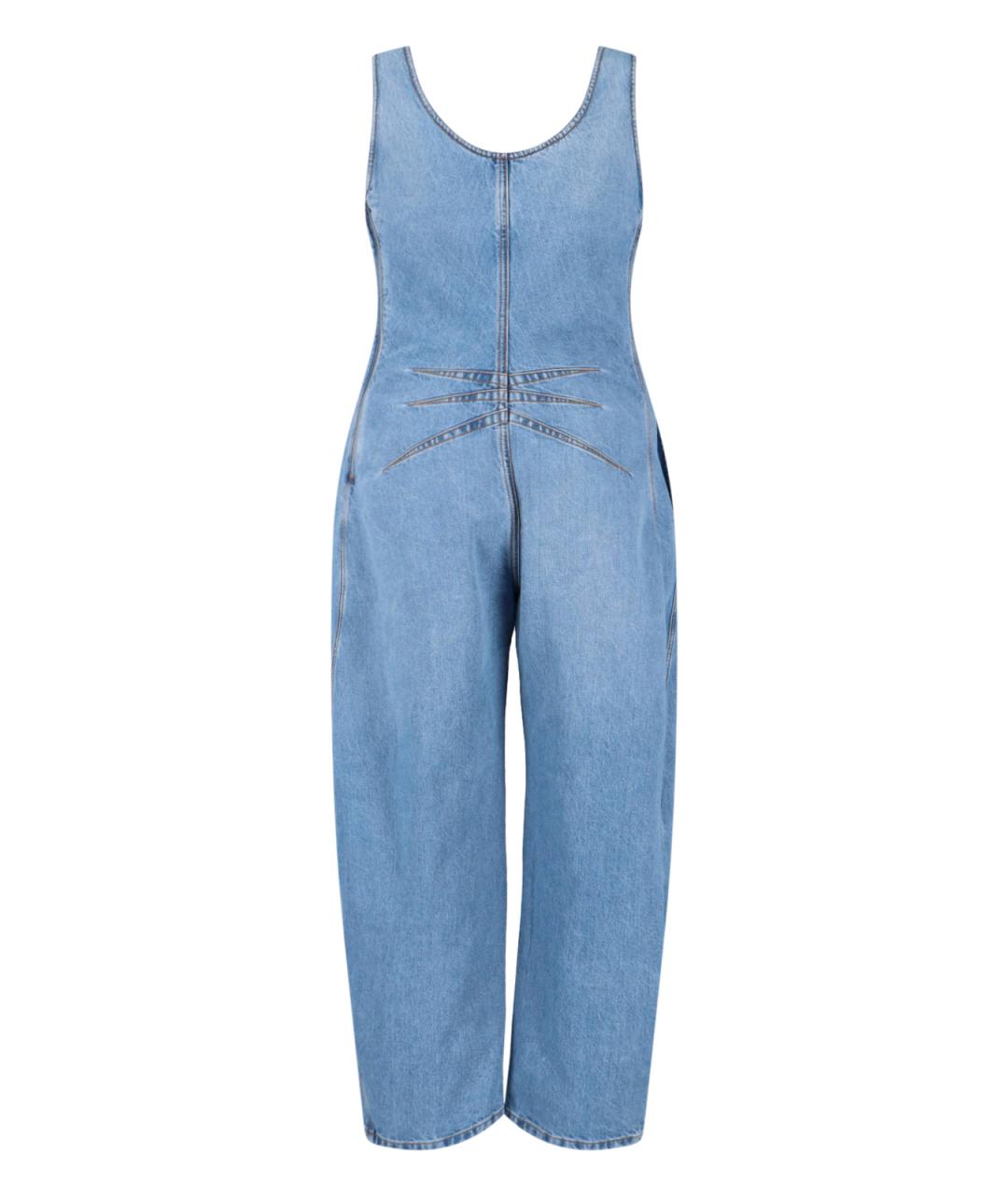 ALAIA Голубой хлопковый комбинезон, фото 2