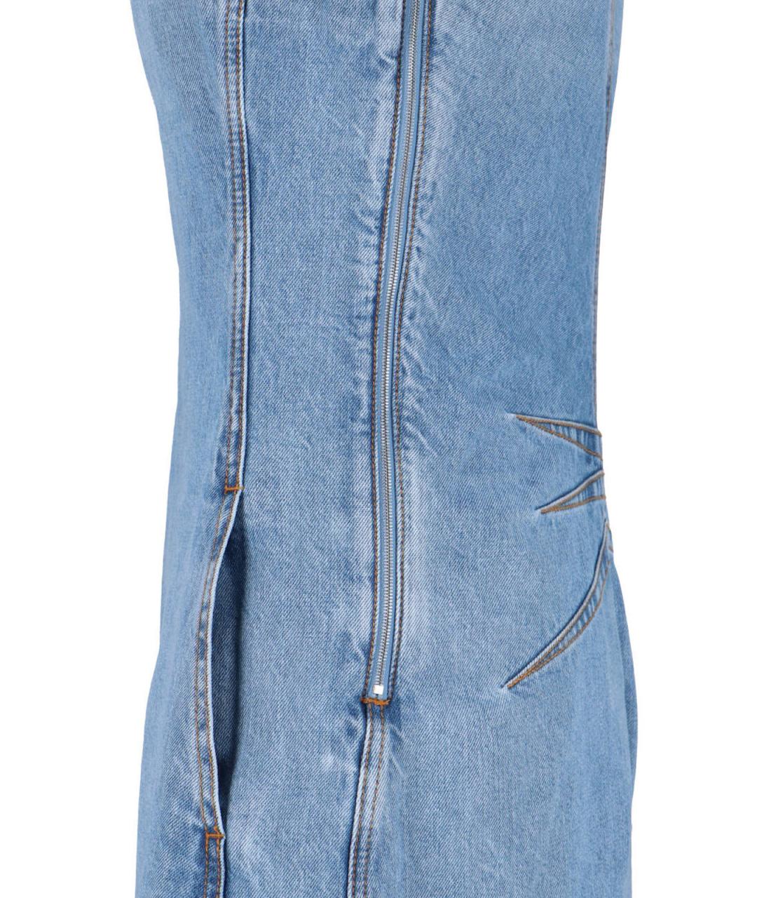 ALAIA Голубой хлопковый комбинезон, фото 3