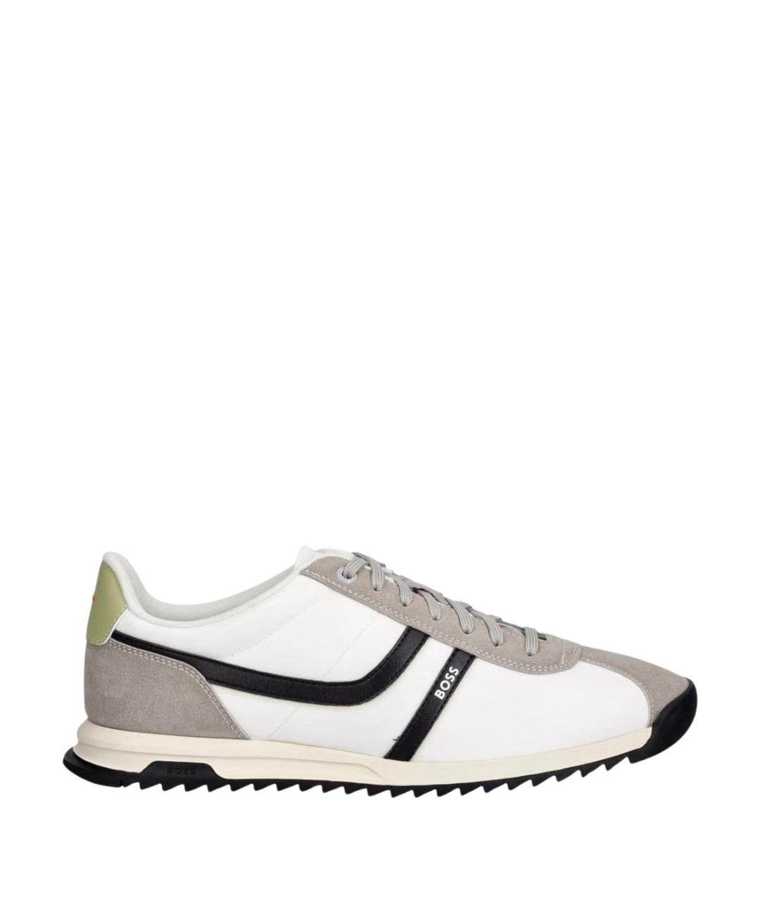HUGO BOSS Белые низкие кроссовки / кеды, фото 1