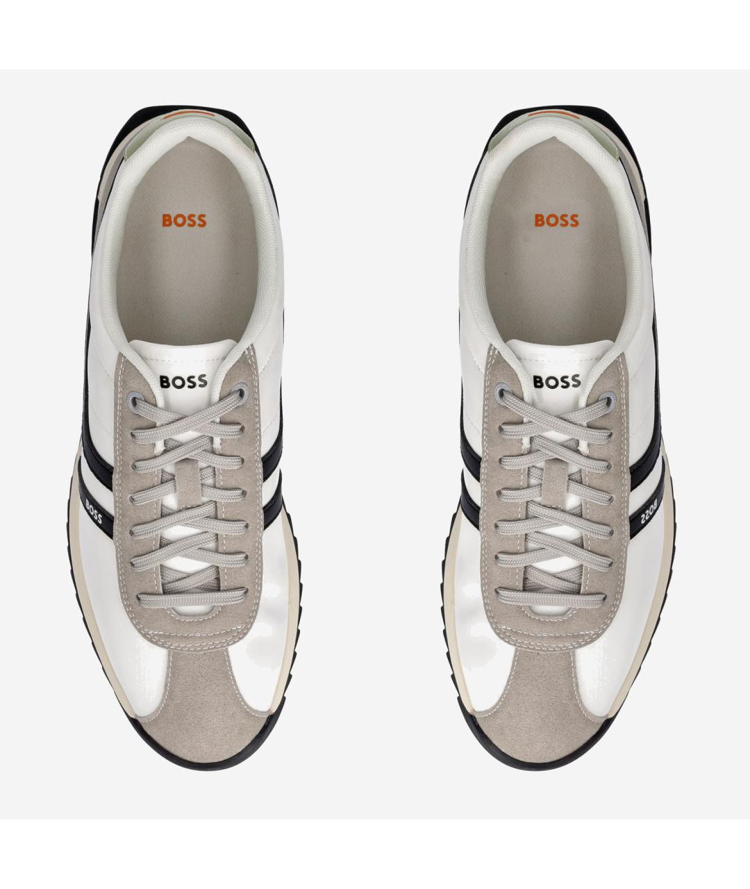 HUGO BOSS Белые низкие кроссовки / кеды, фото 2