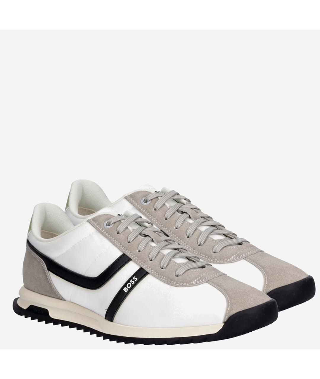 HUGO BOSS Белые низкие кроссовки / кеды, фото 3