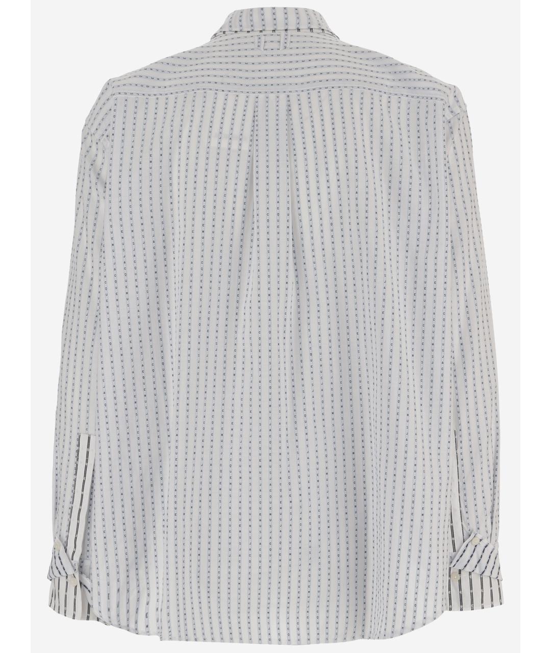 JACQUEMUS Белая хлопковая кэжуал рубашка, фото 2
