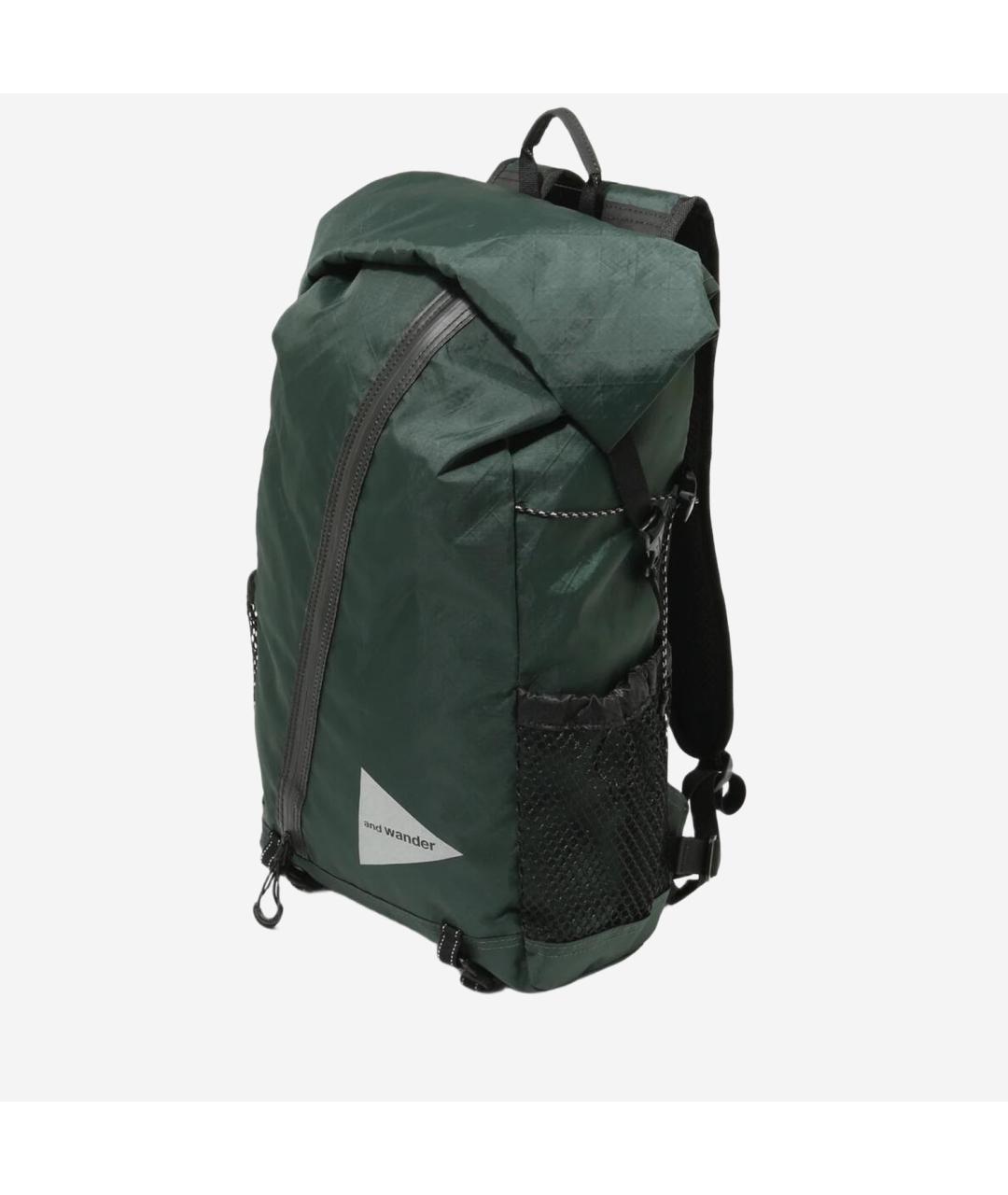 AND WANDER Зеленый синтетический рюкзак, фото 2