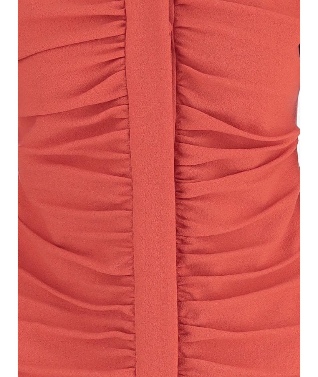 VALENTINO Розовое шерстяное коктейльное платье, фото 3