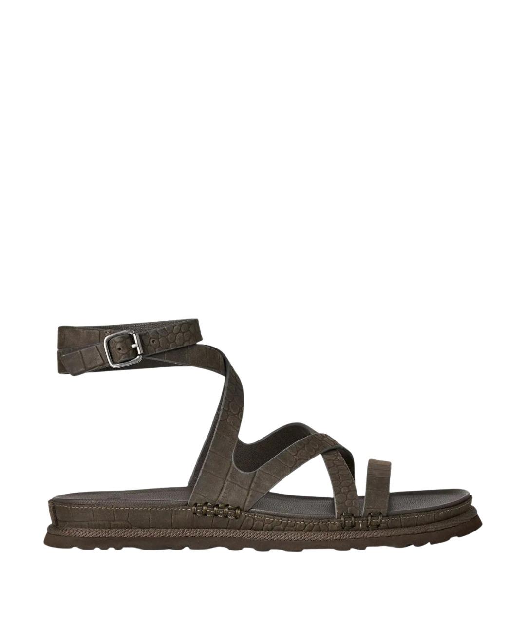 UGG AUSTRALIA Коричневые босоножки, фото 1