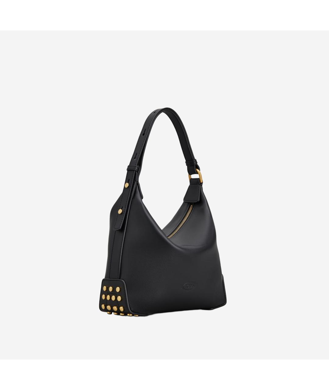 TOD'S Черная кожаная сумка через плечо, фото 2