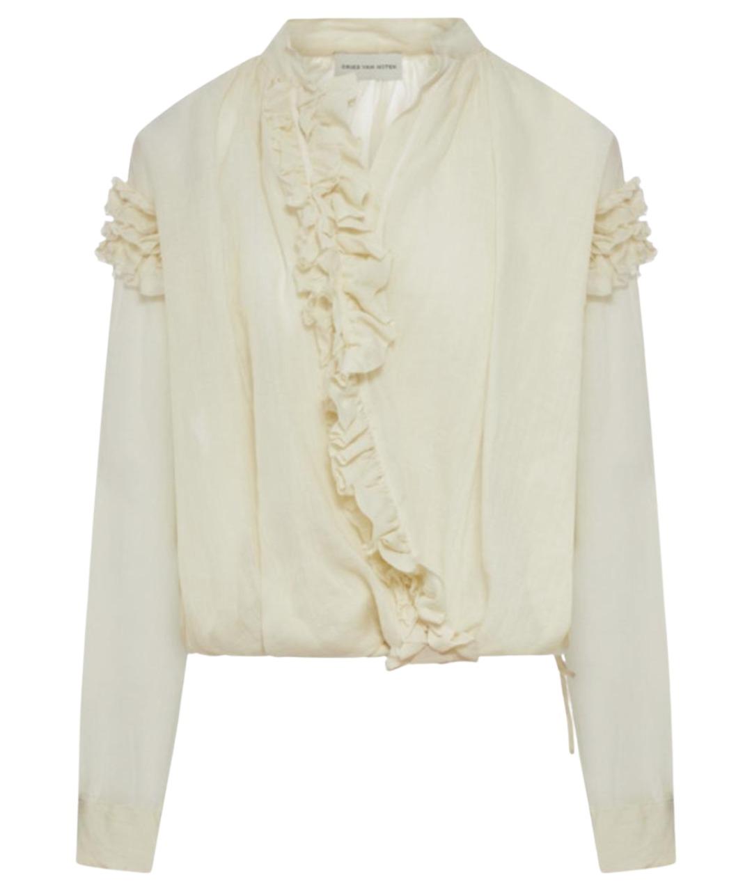 DRIES VAN NOTEN Бежевая рубашка, фото 1