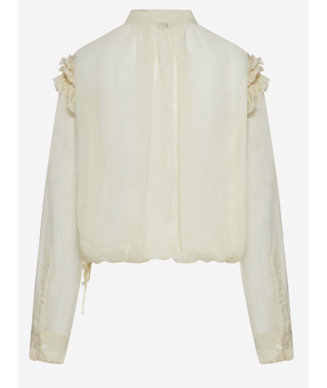 DRIES VAN NOTEN Бежевая рубашка, фото 2