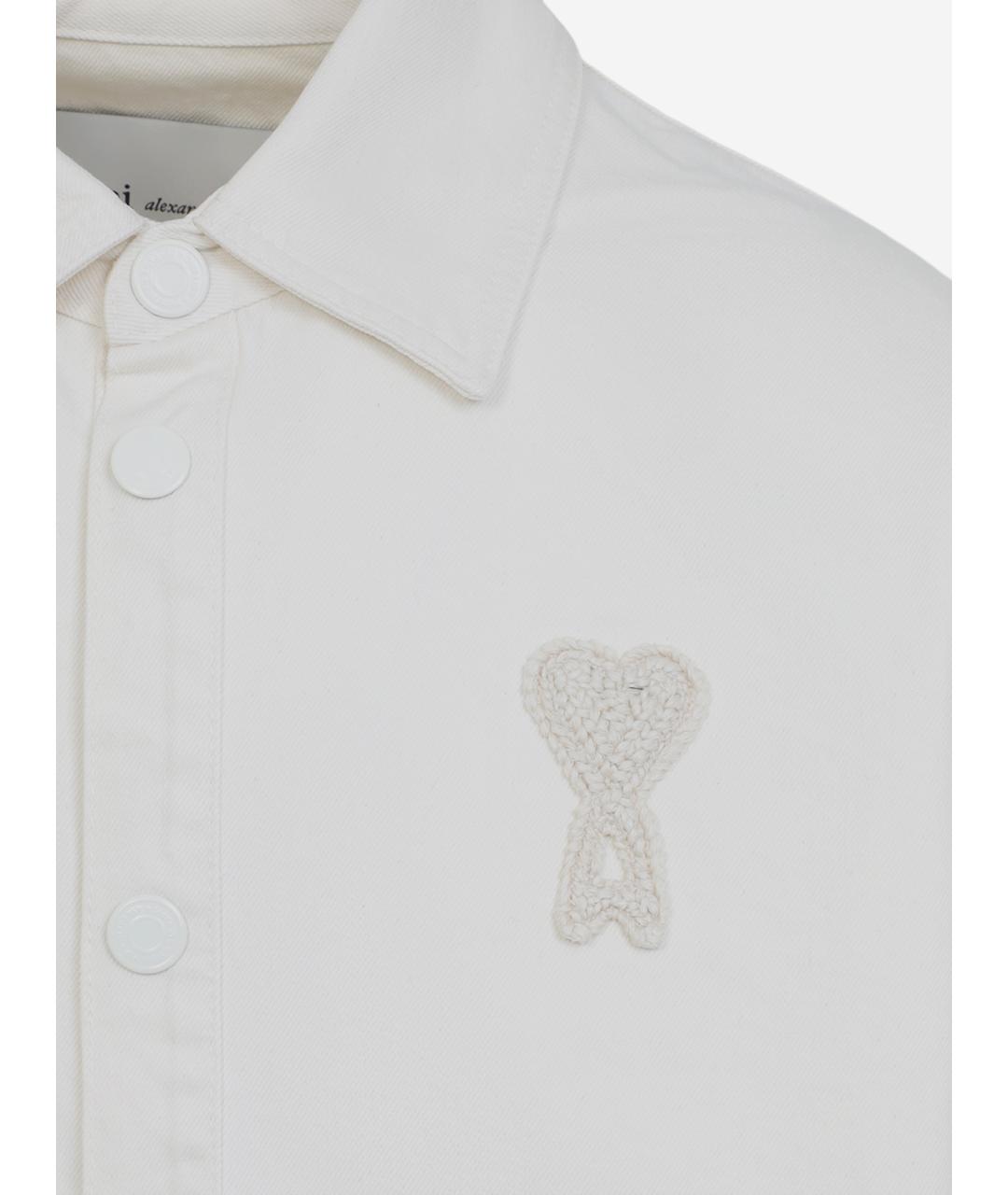 Ami Paris Белая кэжуал рубашка, фото 3