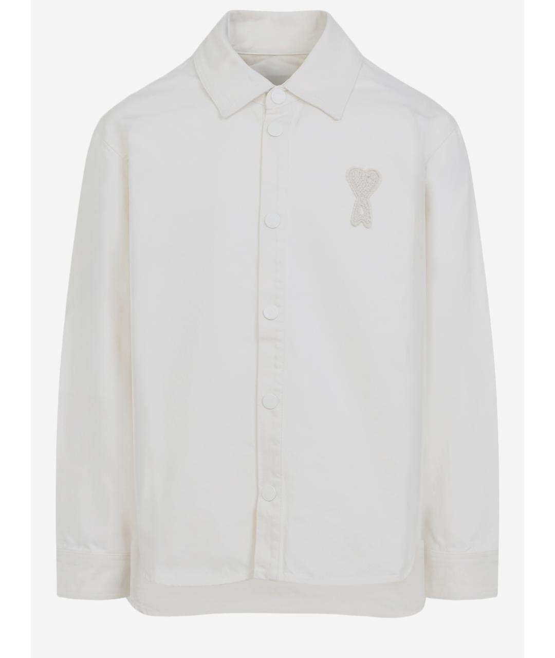 Ami Paris Белая кэжуал рубашка, фото 4