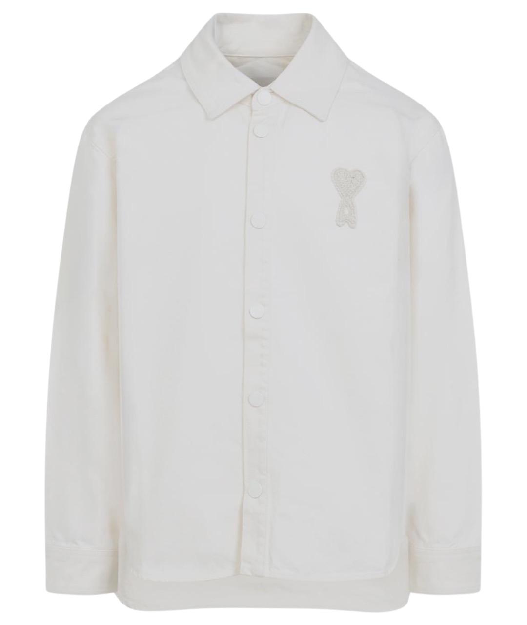 Ami Paris Белая кэжуал рубашка, фото 1