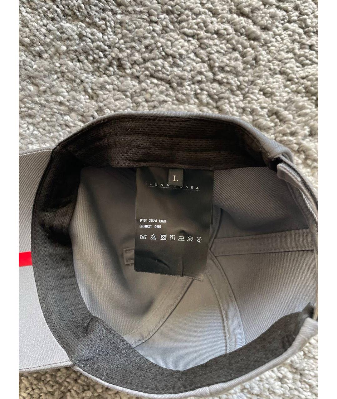 PRADA Серая хлопковая кепка/бейсболка, фото 5