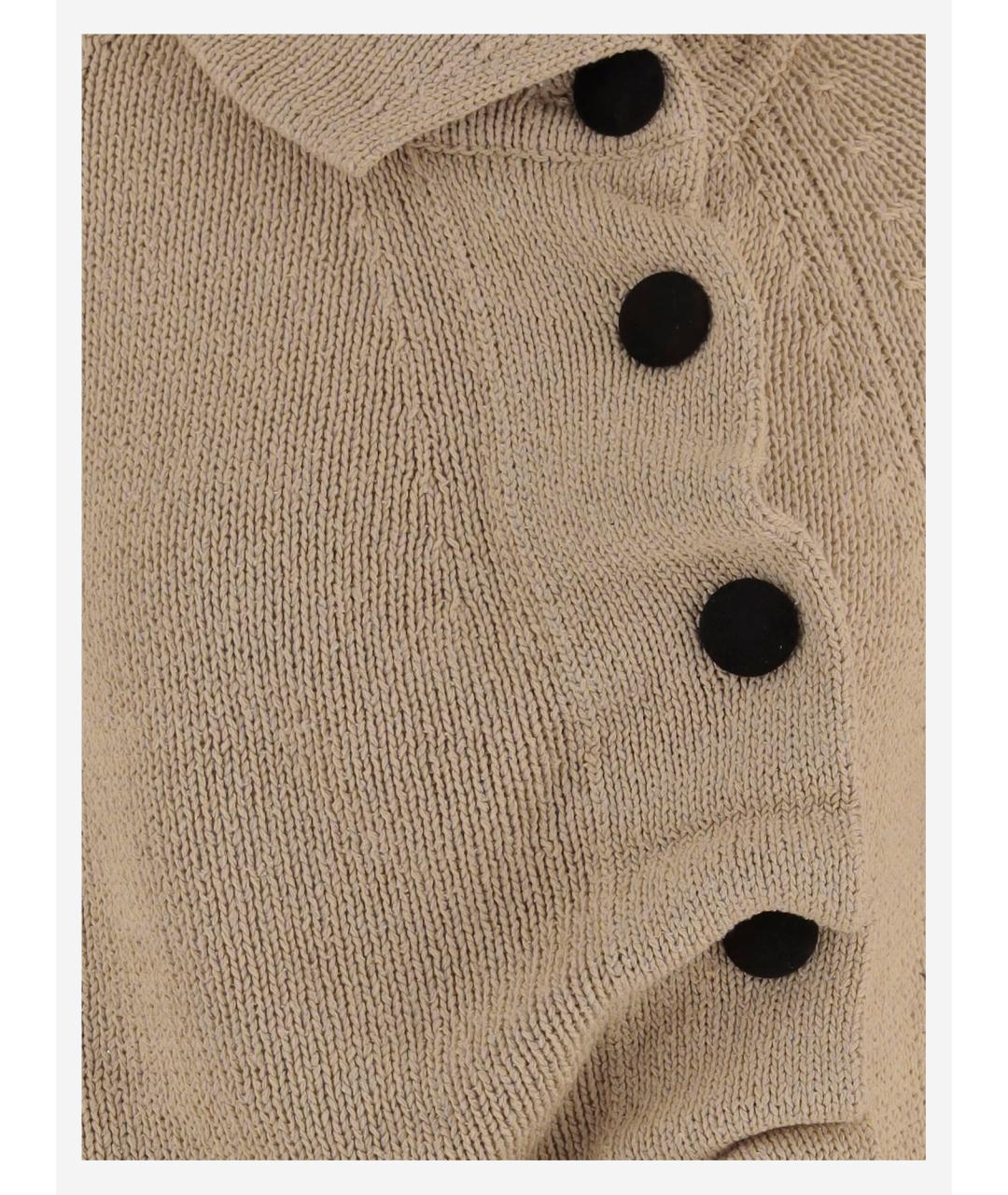 KHAITE Бежевый кардиган, фото 3