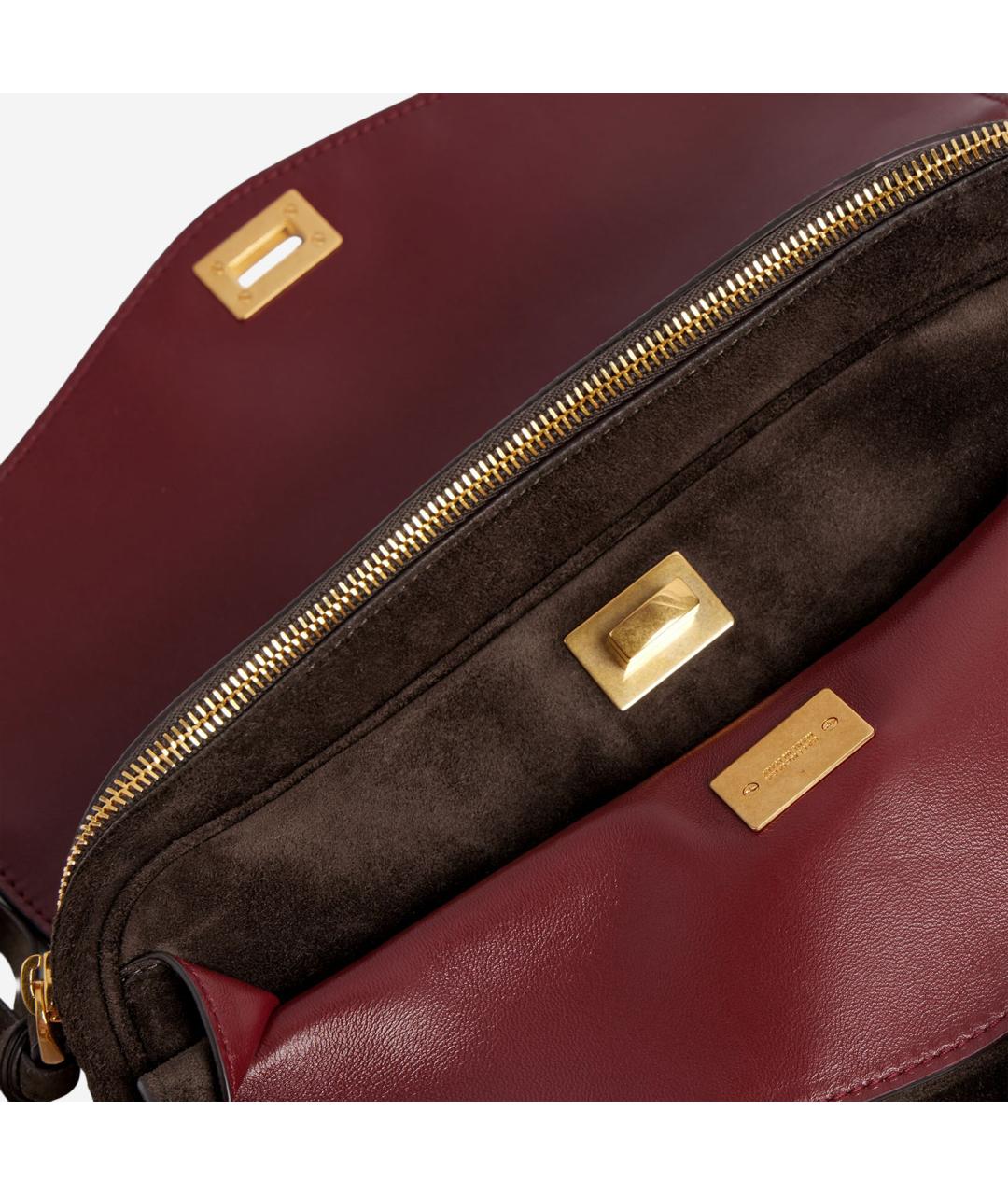 BALENCIAGA Коричневая кожаная сумка через плечо, фото 5