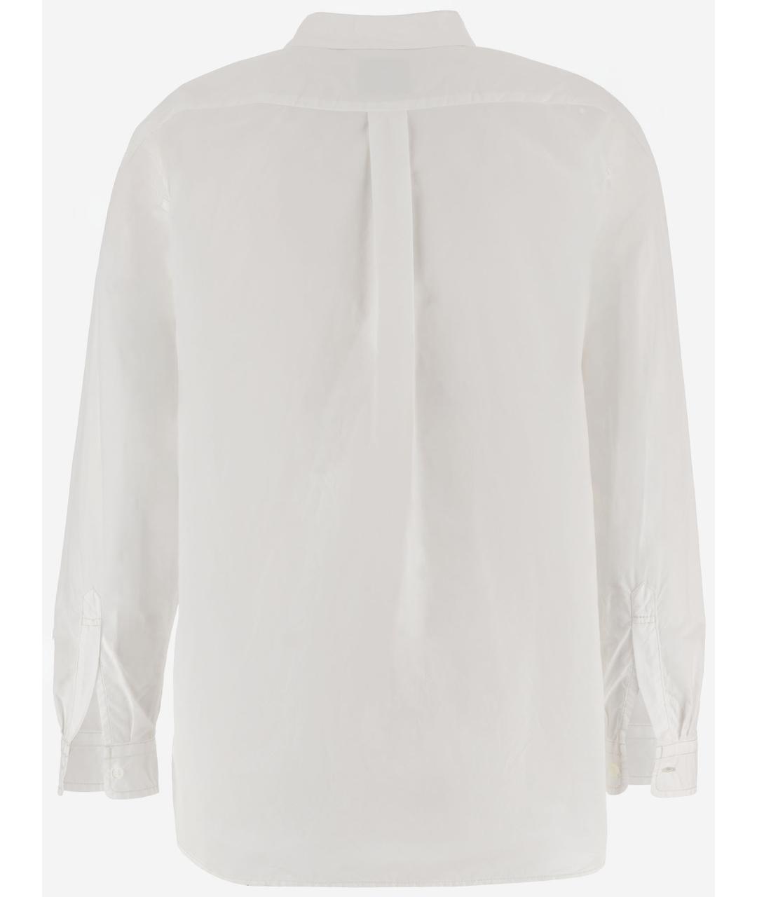 AND WANDER Белая хлопковая кэжуал рубашка, фото 2