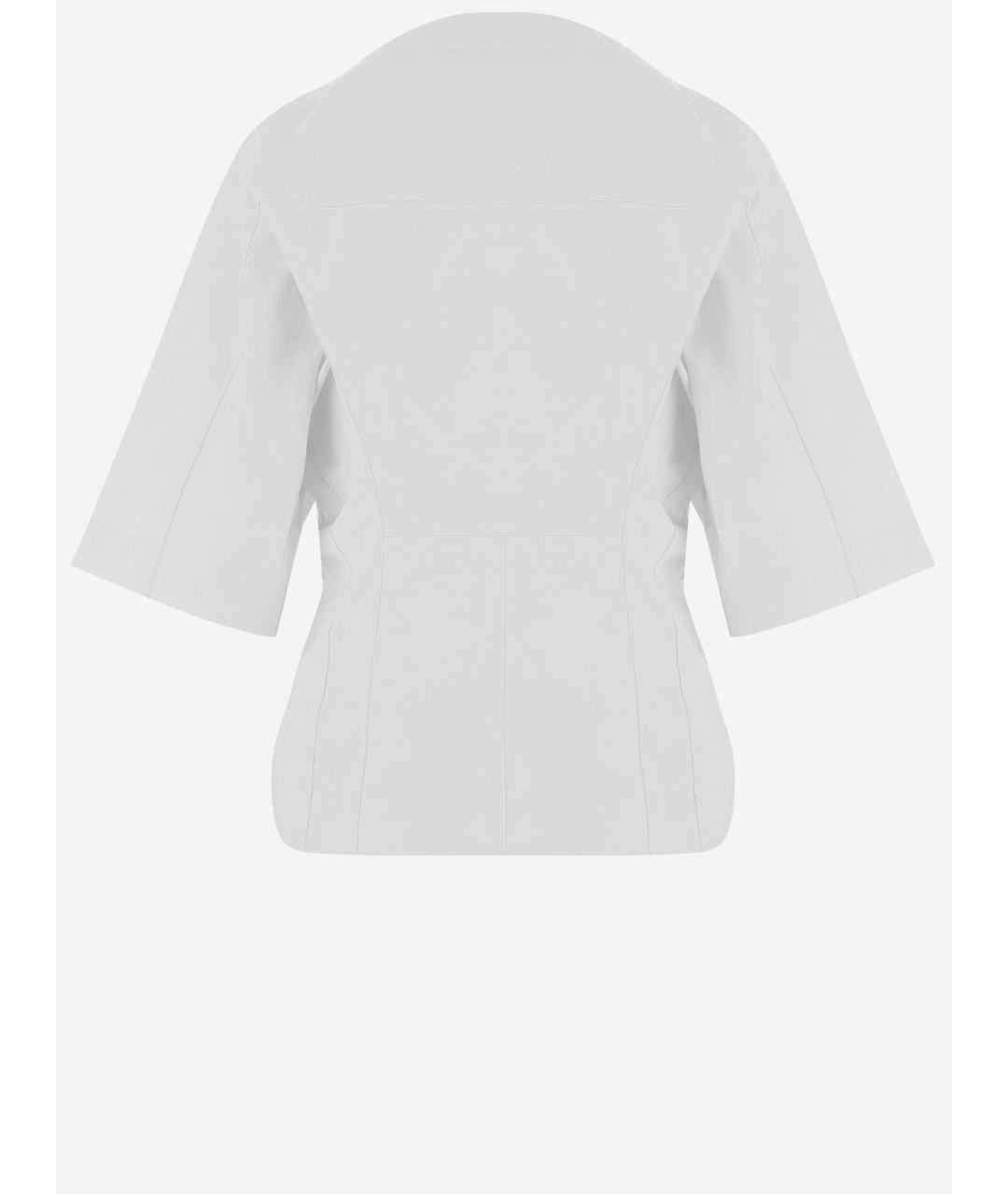 JACQUEMUS Белая хлопковая рубашка, фото 2