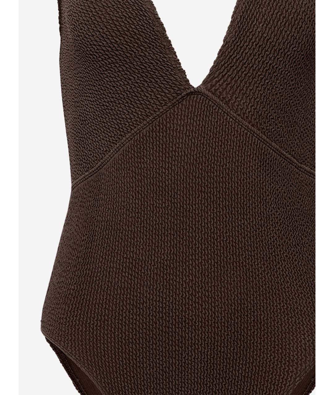 SORBET ISLAND Коричневый полиэстеровый купальник, фото 2