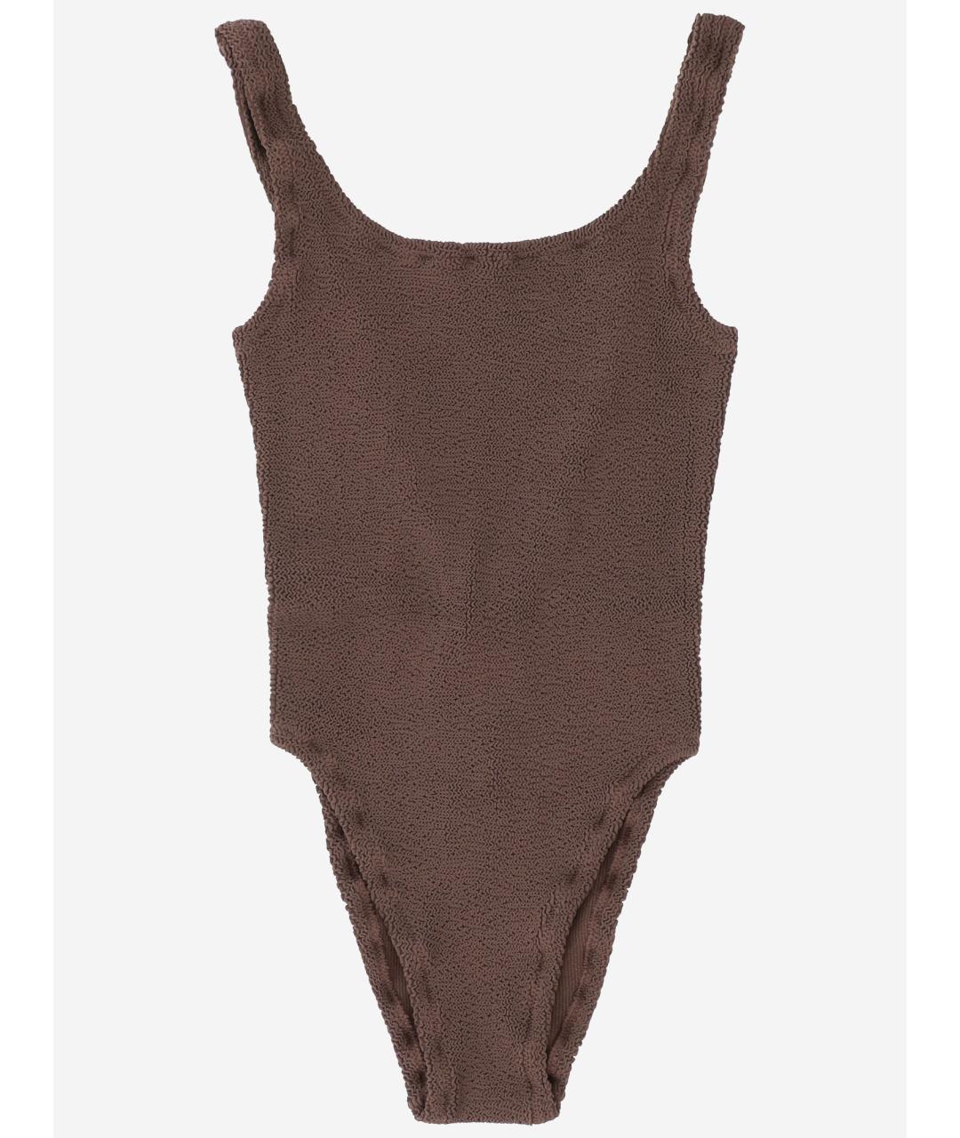 MC2 SAINT BARTH Коричневый полиамидовый купальник, фото 4